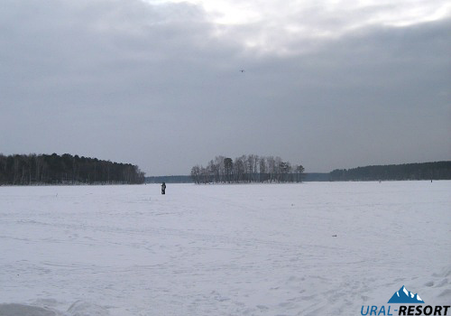 озеро Еловое зимой