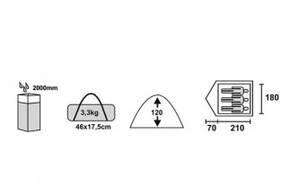 Палатка ATEMI OKA 3